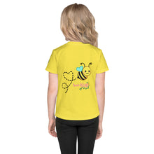 Load image into Gallery viewer, Bee Kind Kids crew neck t-shirt BRIGHT/DAISY YELLOW