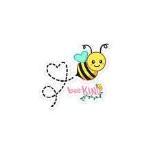 Load image into Gallery viewer, Bee Kind Bubble-free stickers PINK