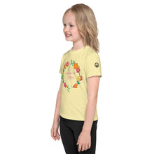 Load image into Gallery viewer, BEE KIND Kids crew neck t-shirt LIGHT/BANANA YELLOW