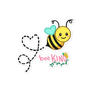 Bee Kind Bubble-free stickers PINK